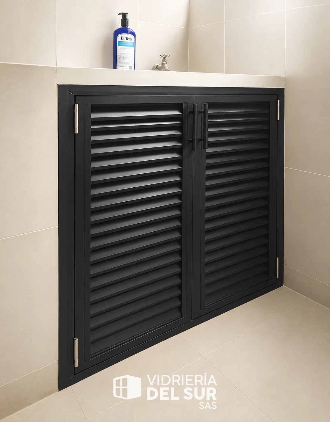 Puertas ventiladas en aluminio para almacenamiento